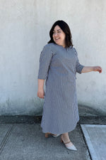 Load image into Gallery viewer, The &quot;Wrap&quot; Dress (Cotton Gingham)
