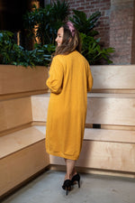 Load image into Gallery viewer, The Snuggle Dress (Mustard)
