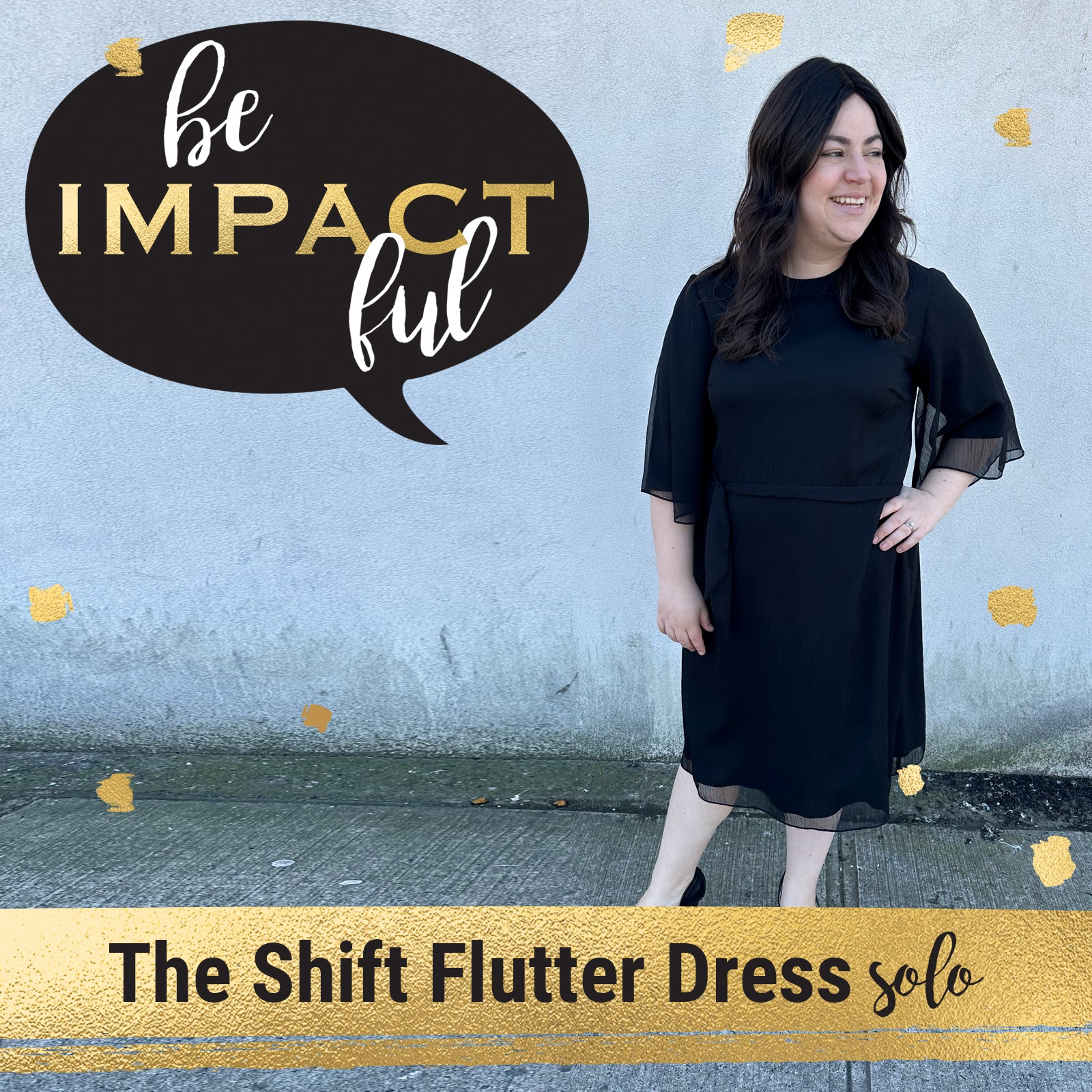 The Shift Flutter Dress- Special Solo Episode!