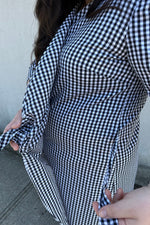Load image into Gallery viewer, The &quot;Wrap&quot; Dress (Cotton Gingham)
