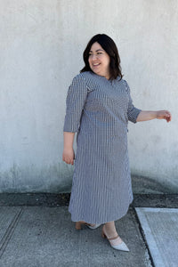 The "Wrap" Dress (Cotton Gingham)