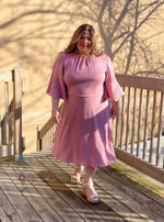Load image into Gallery viewer, The Flutter Dress (Blush)
