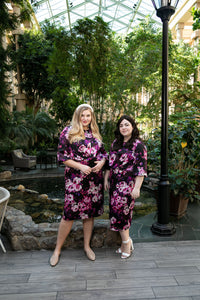 The Blossom Dress (Purple Floral Print)