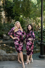 Load image into Gallery viewer, The Blossom Dress (Purple Floral Print)
