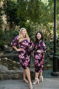 The Blossom Dress (Purple Floral Print)