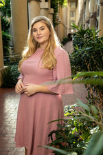 Load image into Gallery viewer, The Flutter Dress (Blush)
