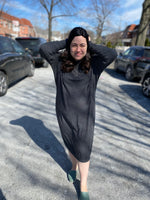 Load image into Gallery viewer, The Snuggle Dress (Lightweight Charcoal)
