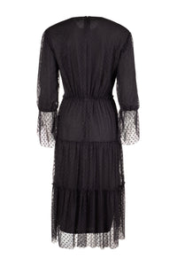 Tiered Peasant Dress with Gathered Bodice